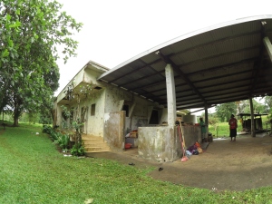 Temporary sleeping quarters for volunteers or Permaculture Research Institute Luganville